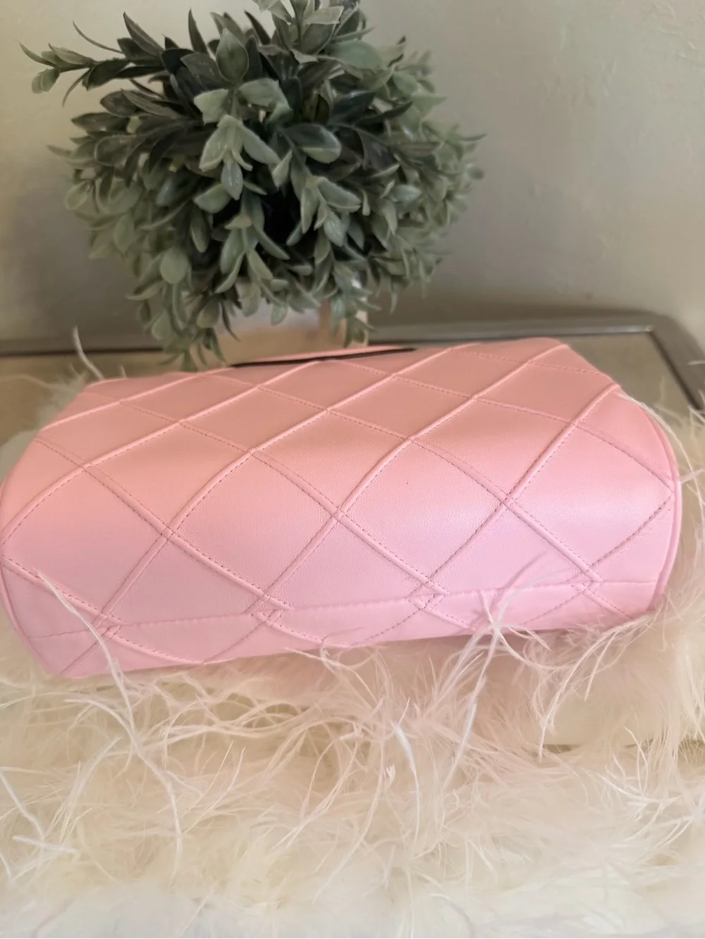 Tory Burch Small Fleming Soft Convertible Shoulder Bag Pink/ Silver